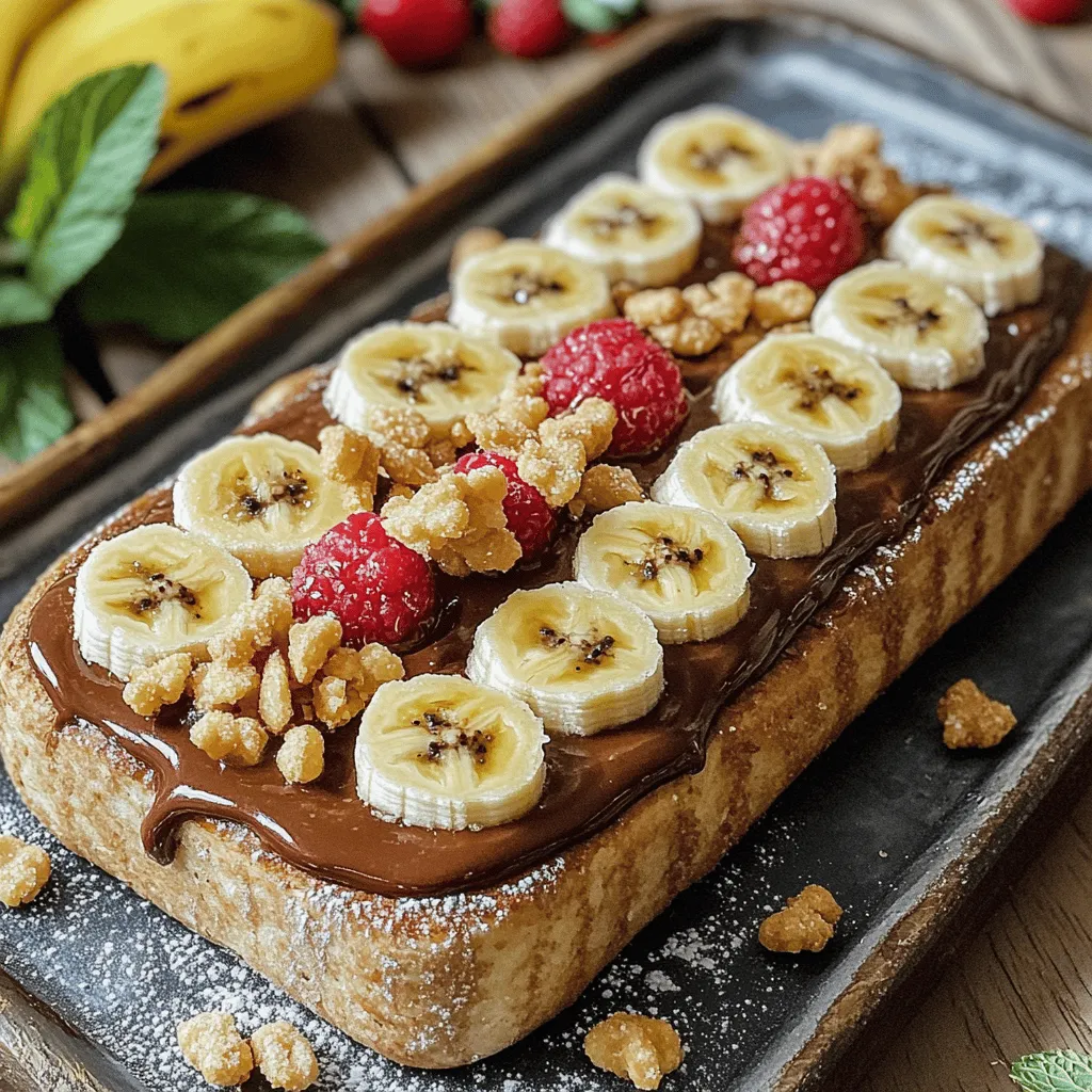 Um das Rezept für Banana Nutella mit Erdbeeren zu machen, brauchen Sie nur einige einfache Zutaten.