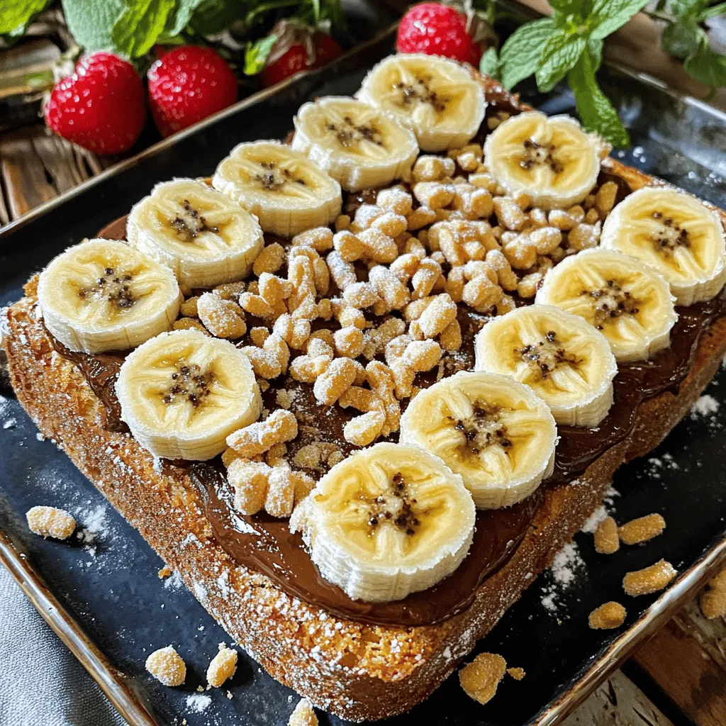 Um das Rezept für Banana Nutella mit Erdbeeren zu machen, brauchen Sie nur einige einfache Zutaten.