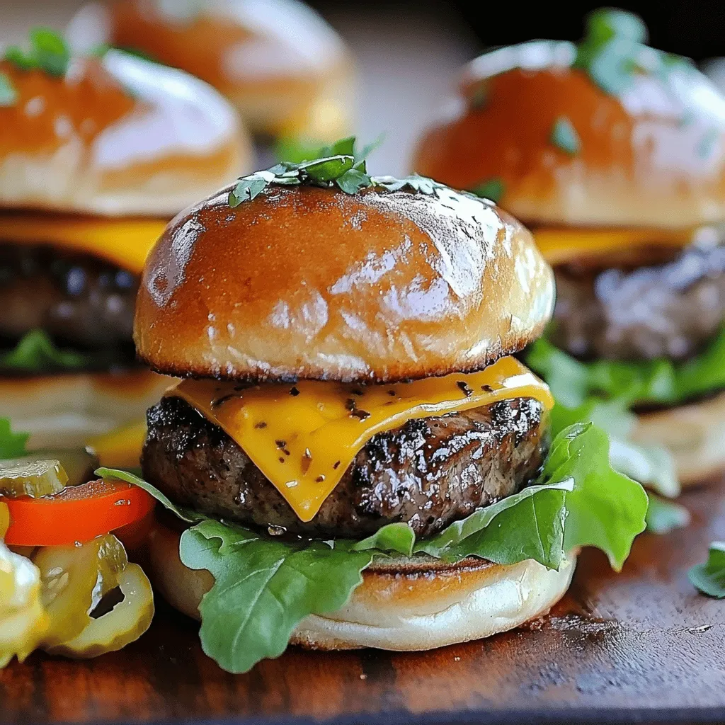 Cowboy Butter Steak Sliders sind kleine Burger mit viel Geschmack. Sie bestehen aus zartem Steak und einer leckeren Butter. Diese Butter hat Knoblauch, Kräuter und Gewürze. Das macht die Sliders besonders schmackhaft.