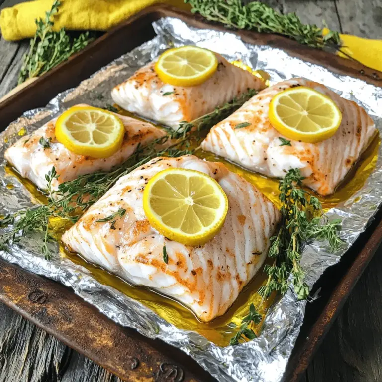 Für gebackenen Lachs im Folienpacket mit Spargel brauchst du nur wenige Zutaten. Du benötigst 4 Lachsfilets, etwa 150 g jedes Stück. Ein Bund frischer Spargel ist wichtig. Achte darauf, die holzigen Enden zu entfernen. Du brauchst auch 2 Esslöffel Olivenöl für den Geschmack. Zwei Zitronen helfen, das Gericht frisch zu machen. Eine Zitrone wird in Scheiben geschnitten, die andere wird ausgepresst. Drei gehackte Knoblauchzehen bringen einen tollen Geschmack. Frischer Thymian ist eine leckere Wahl, aber getrockneter Thymian funktioniert auch. Vergiss nicht, Salz und Pfeffer nach Geschmack zu verwenden. Du brauchst außerdem Alufolie, um die Päckchen zu bauen.