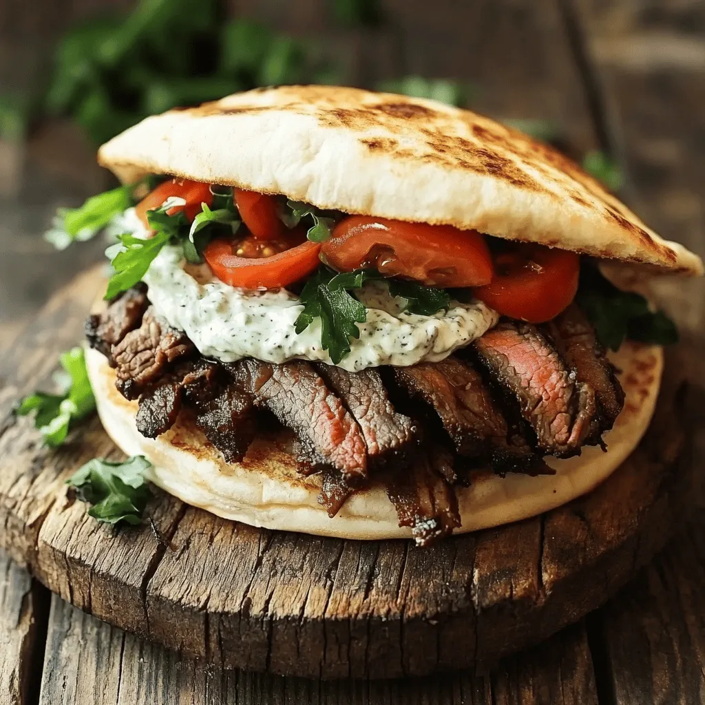 Für einen leckeren Beef Shawarma Supreme Sandwich sind frische und hochwertige Zutaten wichtig. Du brauchst 500g Rinderfilet, dünn geschnitten. Dieses Fleisch sorgt für den vollen Geschmack.