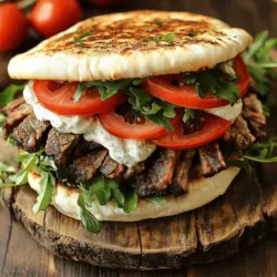 Für einen leckeren Beef Shawarma Supreme Sandwich sind frische und hochwertige Zutaten wichtig. Du brauchst 500g Rinderfilet, dünn geschnitten. Dieses Fleisch sorgt für den vollen Geschmack.