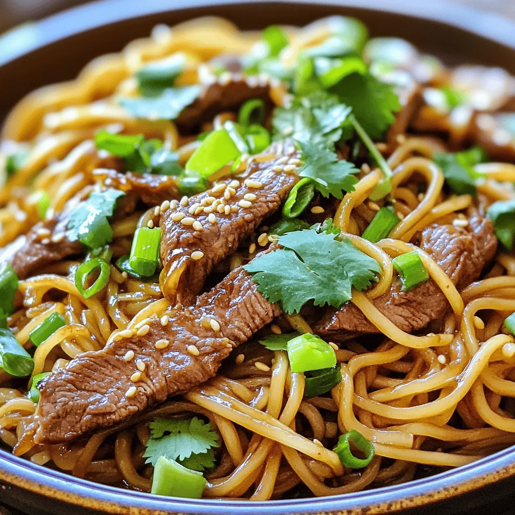 Um Garlic Butter Steak Lightning Noodles zuzubereiten, brauchst du frische Zutaten. Hier sind die Hauptzutaten für das Rezept für Knoblauchbutter Steak Nudeln: