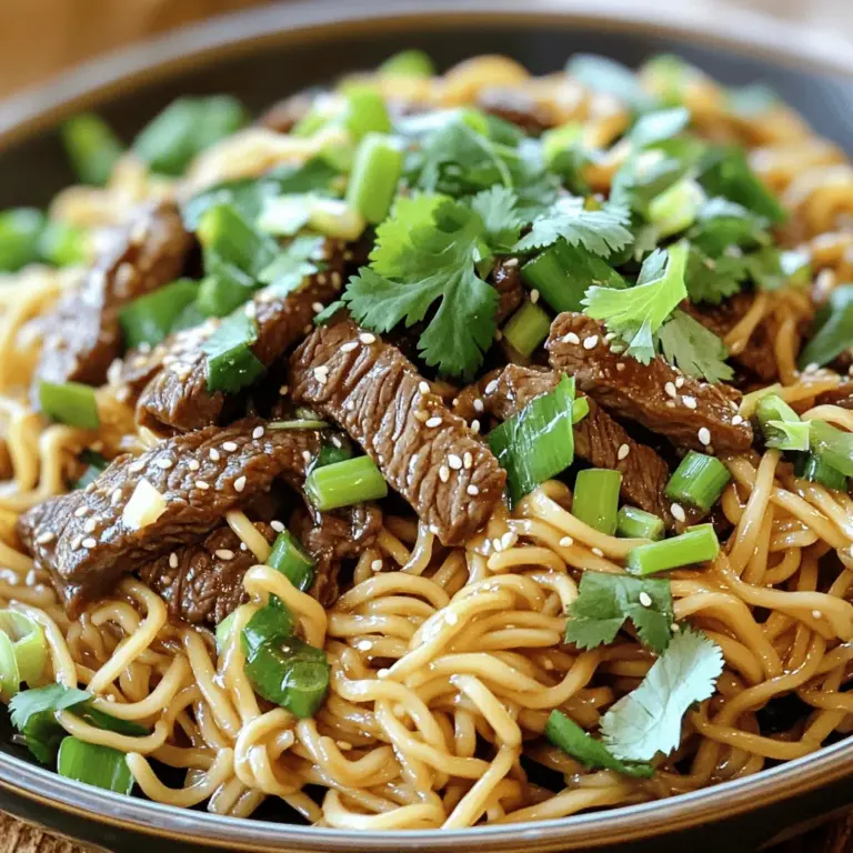 Um Garlic Butter Steak Lightning Noodles zuzubereiten, brauchst du frische Zutaten. Hier sind die Hauptzutaten für das Rezept für Knoblauchbutter Steak Nudeln: