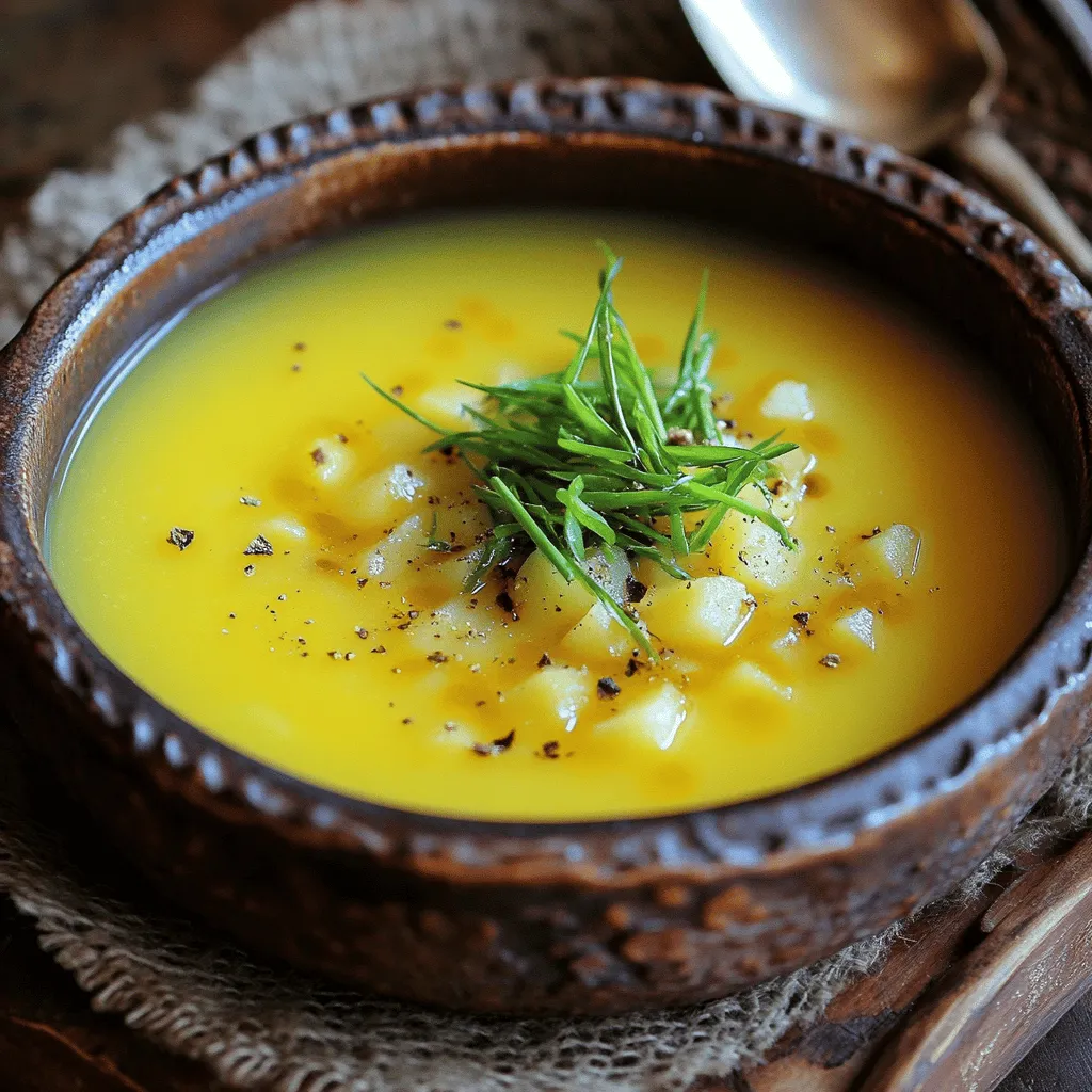Um eine einfache Kartoffelsuppe zu machen, brauchst du einige frische Zutaten. Hier ist, was du benötigst: