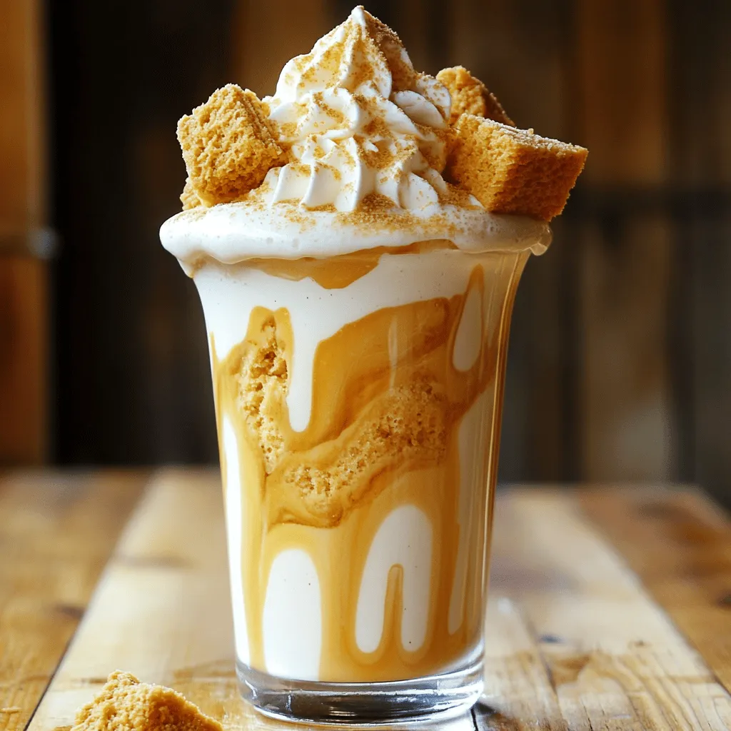 Um einen cremigen Biscoff Milchshake zuzubereiten, brauchst du ein paar einfache Zutaten. Du benötigst zwei Tassen Vanilleeis, eine Tasse Milch, und eine halbe Tasse Biscoff-Keksebutter. Du kannst auch einige Biscoff-Kekse zum Garnieren nehmen. Optional sind Schlagsahne und eine Prise Zimt.