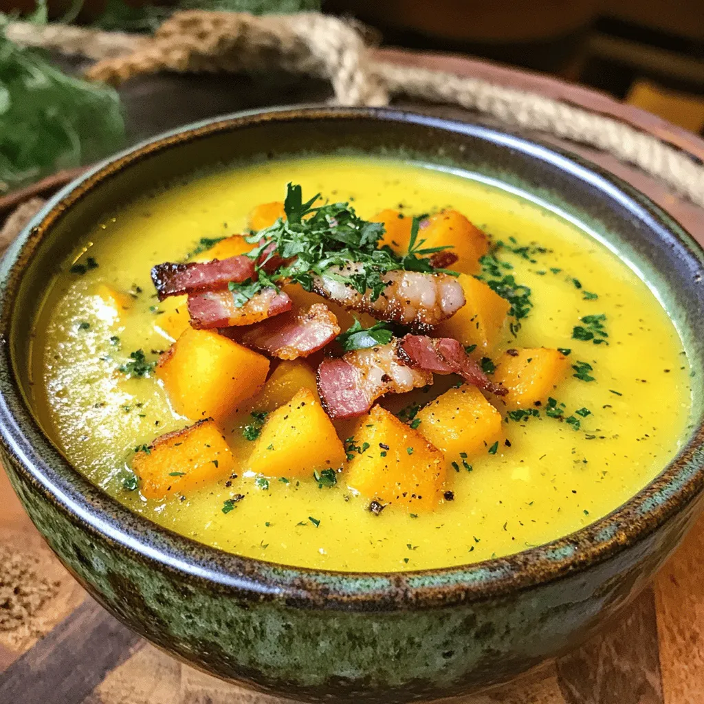 Die Hauptzutaten für diese Suppe sind einfach und nahrhaft. Du brauchst irischen Bacon, frische Zwiebeln, Karotten, Kartoffeln und grünen Kohl. Diese Zutaten bilden eine perfekte Basis.