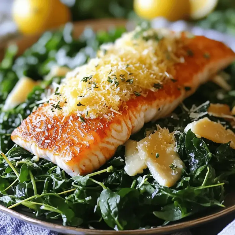 Um schwarzen Lachs gefüllt mit Spinat und Parmesan zuzubereiten, beginne mit den Zutaten. Du benötigst frischen Spinat, Parmesan, Lachsfilets, Zwiebeln und Knoblauch. Diese Zutaten geben dem Gericht Geschmack und Textur.