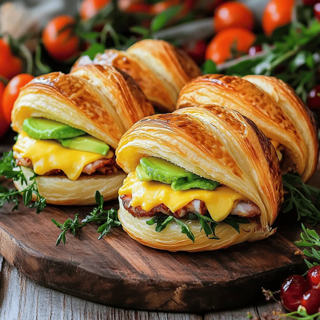 Für das beste croissant frühstückssandwich rezept brauchst du frische und leckere Zutaten. Die Hauptzutaten sind vier Croissants, große Eier, Speck, Avocado, Cheddar-Käse und Schnittlauch. Jedes Element hat seinen eigenen Geschmack und macht das Sandwich besonders.