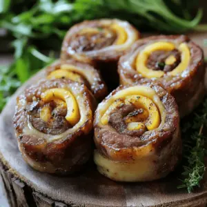 Die Hauptzutaten f&uuml;r franz&ouml;sische Zwiebelsteak-R&ouml;llchen sind einfach und lecker. Du brauchst 500 g Rindersteak, wie Rinderfilet oder H&uuml;ftsteak. Zwiebeln sind ebenfalls wichtig, und du ben&ouml;tigst zwei gro&szlig;e Zwiebeln, d&uuml;nn geschnitten.