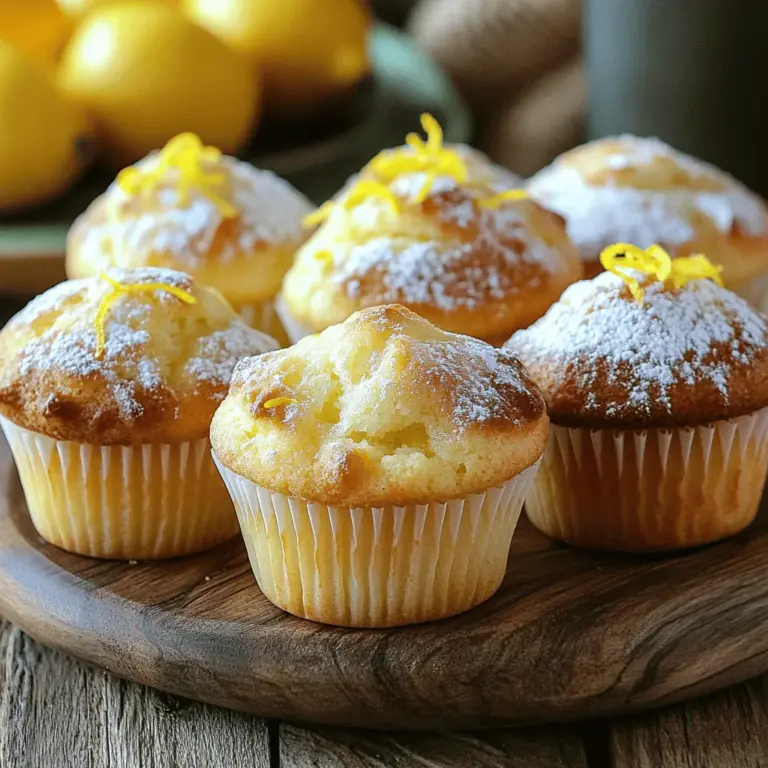 Für die Zubereitung von Lemon Cream Cheese Muffins benötigst du einige einfache Zutaten. Du brauchst 200g weichen Frischkäse, 100g Zucker und 2 große Eier. Außerdem sind 100ml pflanzliches Öl, 200g Mehl, 2 Teelöffel Backpulver, 1 Teelöffel Natron und eine Prise Salz wichtig. Vergiss nicht die 120ml Milch, die Schale von 2 Zitronen und 2 Esslöffel Zitronensaft. Puderzucker zum Bestäuben ist optional. Diese Zutaten machen die Muffins saftig und lecker.