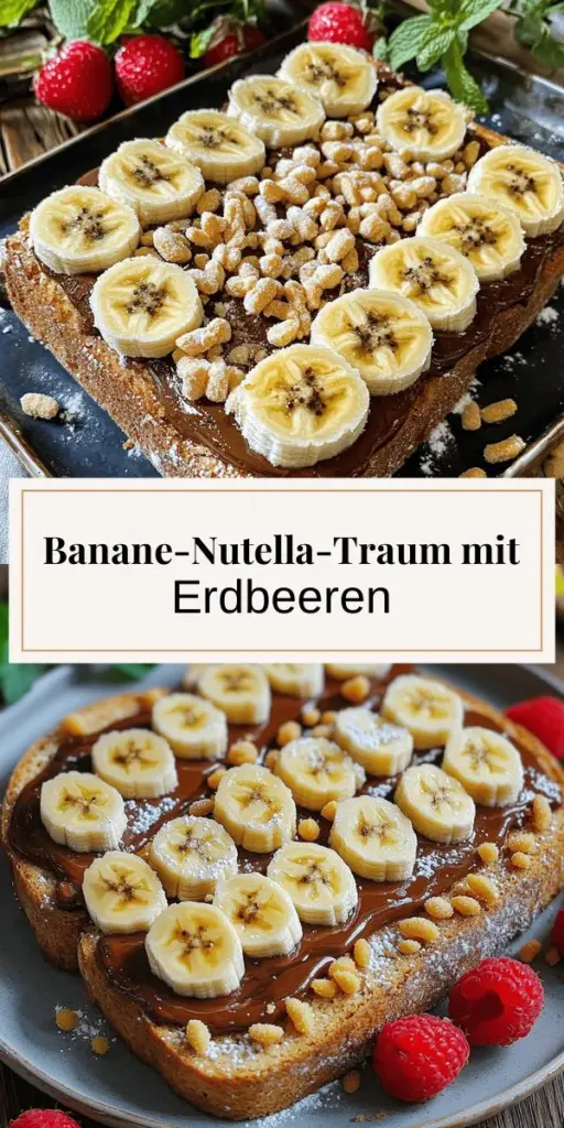 Entdecke das köstliche Rezept für Banana Nutella mit Erdbeeren, das dein Frühstück oder deinen Snack aufpeppen wird! Diese einfache Kombination aus frischen Erdbeeren, cremiger Nutella und süßen Bananen ist ein Genuss für die ganze Familie. Lass dich von den einfachen Zubereitungsschritten und kreativen Variationen inspirieren. Klicke jetzt, um das vollständige Rezept zu erkunden und deine Geschmacksknospen zu verwöhnen!