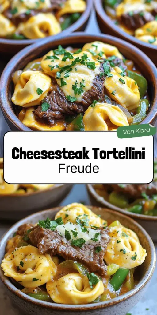 Entdecke das Rezept für leckere Cheesesteak Tortellini in reichhaltiger Provolone Soße! Diese einfache und köstliche Kombination aus zartem Rindfleisch, frischen Tortellini und einer cremigen Käse-Sauce wird deine nächsten Dinner-Dates beeindrucken. Lerne, wie du dieses Gericht zubereitest und verleihe deinem Abendessen einen vollen Geschmack. Klicke hier, um die vollständige Anleitung zu erkunden und deine Gäste zu verwöhnen!