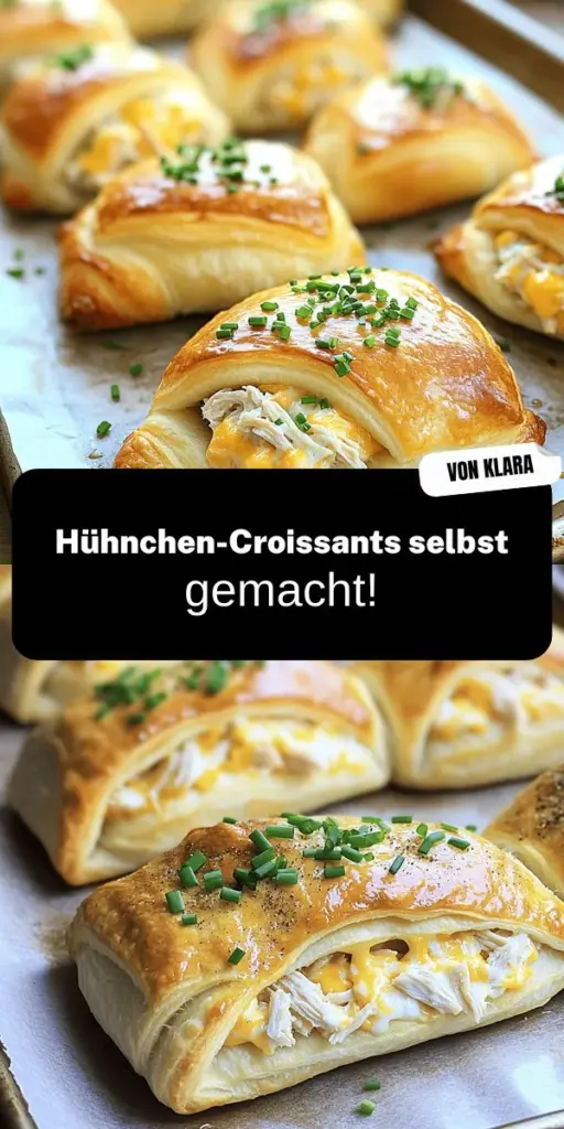 Entdecken Sie dieses köstliche Rezept für Hühnchen gefüllte Croissants! Mit nur wenigen Zutaten und einfachen Schritten können Sie ein schnelles, leckeres Gericht zaubern, ideal für ein Mittagessen oder einen Snack. Passen Sie die Füllung nach Ihrem Geschmack an und genießen Sie die Vielseitigkeit! Klicken Sie hier, um die vollständige Anleitung zu erhalten und Ihre eigenen gefüllten Croissants zu kreieren – ein Genuss für die ganze Familie!