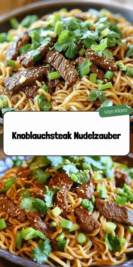 Entdecke das köstliche Rezept für Knoblauchbutter Steak Lightning Noodles, das perfekte schnelle Gericht für alle Feinschmecker! In nur 20 Minuten zauberst du ein schmackhaftes Essen mit saftigem Steak und perfekt gekochten Nudeln. Ideal für ein schnelles Abendessen oder besondere Anlässe. Lass dich inspirieren und klicke durch, um die einfachen Schritte und wertvollen Tipps zu entdecken!