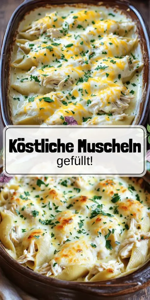 Entdecke das perfekte Comfort Food mit unseren Knoblauch-Butter-Hühnchen-Alfredo-Gefüllten Muscheln! Diese leckere Kombination aus zartem Hühnchen und cremiger Alfredo-Soße wird deine Geschmacksknospen verzaubern. In unserem Artikel findest du eine einfache Schritt-für-Schritt-Anleitung und nützliche Tipps für das perfekte Ergebnis. Klicke jetzt, um das Rezept auszuprobieren und deinen Dinner-Tisch zum Strahlen zu bringen!