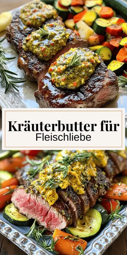 Entdecke, wie du ein saftiges Kräuterbutter-Rinderfilet zubereiten kannst, das jeden begeistert! Mit einfachen Zutaten und klaren Anleitungen lernst du die besten Garmethoden, Tipps für zarte Ergebnisse und kreative Beilagen. Ob für ein festliches Dinner oder ein einfaches Familienessen, dieses Rezept ist perfekt für alle Kochlevel. Klicke hier, um die vollständigen Details und Tipps zu erfahren und beeindrucke deine Gäste mit diesem köstlichen Gericht!