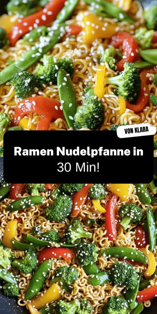 Entdecke das perfekte Rezept für eine Ramen Nudelpfanne, die in weniger als 30 Minuten zubereitet ist! Diese einfache und köstliche Speise vereint frisches Gemüse und aromatische Soßen für ein asiatisches Geschmackserlebnis. Ob vegetarisch oder mit Fleisch, die Variationen sind endlos und du kannst ganz nach deinem Geschmack kochen. Lass dich inspirieren und klicke jetzt, um das vollständige Rezept zu finden und deine Küchenkreationen zu starten!