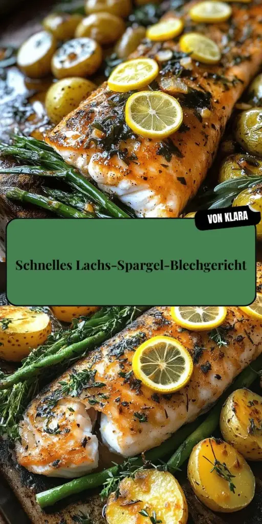 Entdecken Sie, wie einfach es ist, ein köstliches Blechgericht mit Lachs und Spargel zuzubereiten! In nur 35 Minuten bringen Sie gesunde und geschmackvolle Zutaten auf den Tisch. Lernen Sie, wie Sie knusprige Kartoffeln hinzufügen und die Aromen perfekt nutzen. Ideal für Familienessen! Klicken Sie hier, um das vollständige Rezept zu erkunden und lassen Sie sich inspirieren, ein schnelles und nahrhaftes Abendessen zu zaubern!