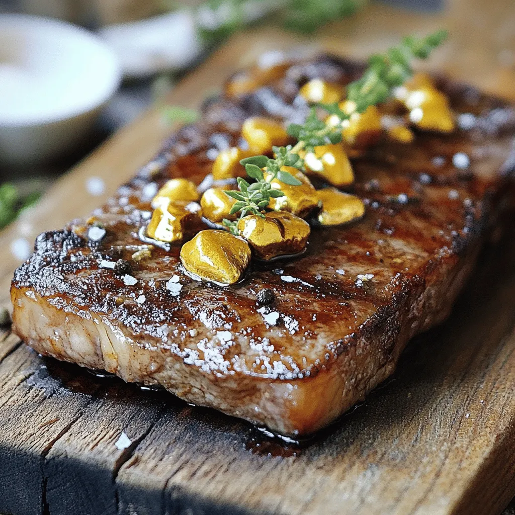 Um ein saftiges Steak zuzubereiten, benötige ich die richtigen Zutaten. Für zwei Portionen brauche ich zwei Rindersteaks, etwa 250g pro Stück. Zusätzlich verwende ich Olivenöl, Salz, Pfeffer, Knoblauch, Sahne, Dijon-Senf, Thymian, Parmesan und frische Petersilie. Diese Zutaten sind einfach und leicht zu finden.