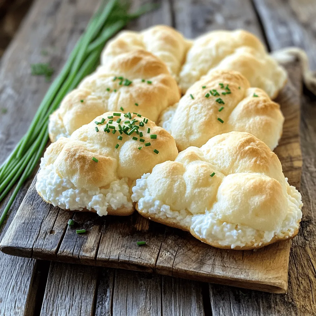 Fluffy Cottage Cheese Cloud Bread ist ein leichtes und luftiges Brot. Es wird aus Hüttenkäse, Eiern und Mandelmehl gemacht. Viele Menschen schätzen dieses Brot wegen seiner vielen Vorteile. Es ist einfach und schnell zuzubereiten. Das Rezept für Wolkenbrot ist perfekt für eine gesunde Ernährung.