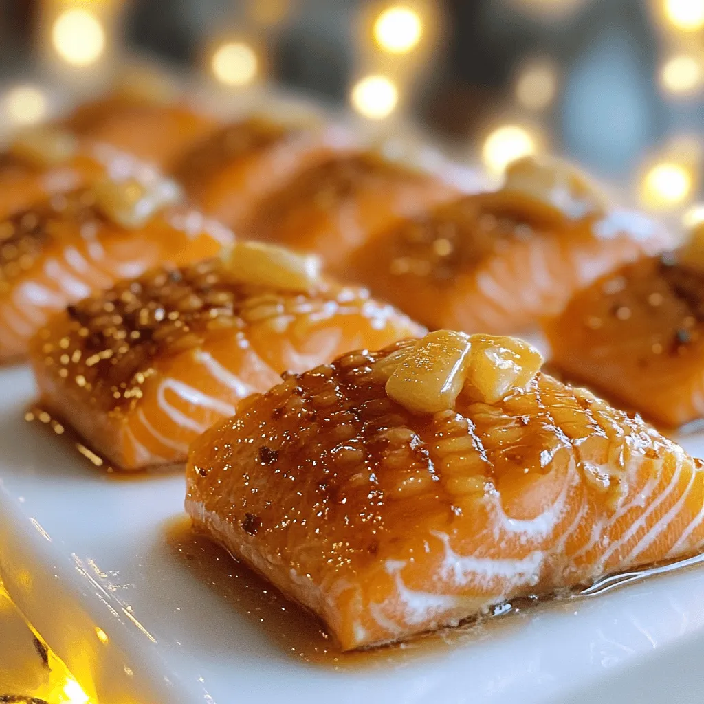 Um die besten Honig Butter Knoblauch glasierten Lachs Häppchen zu machen, brauchst du frische Zutaten.