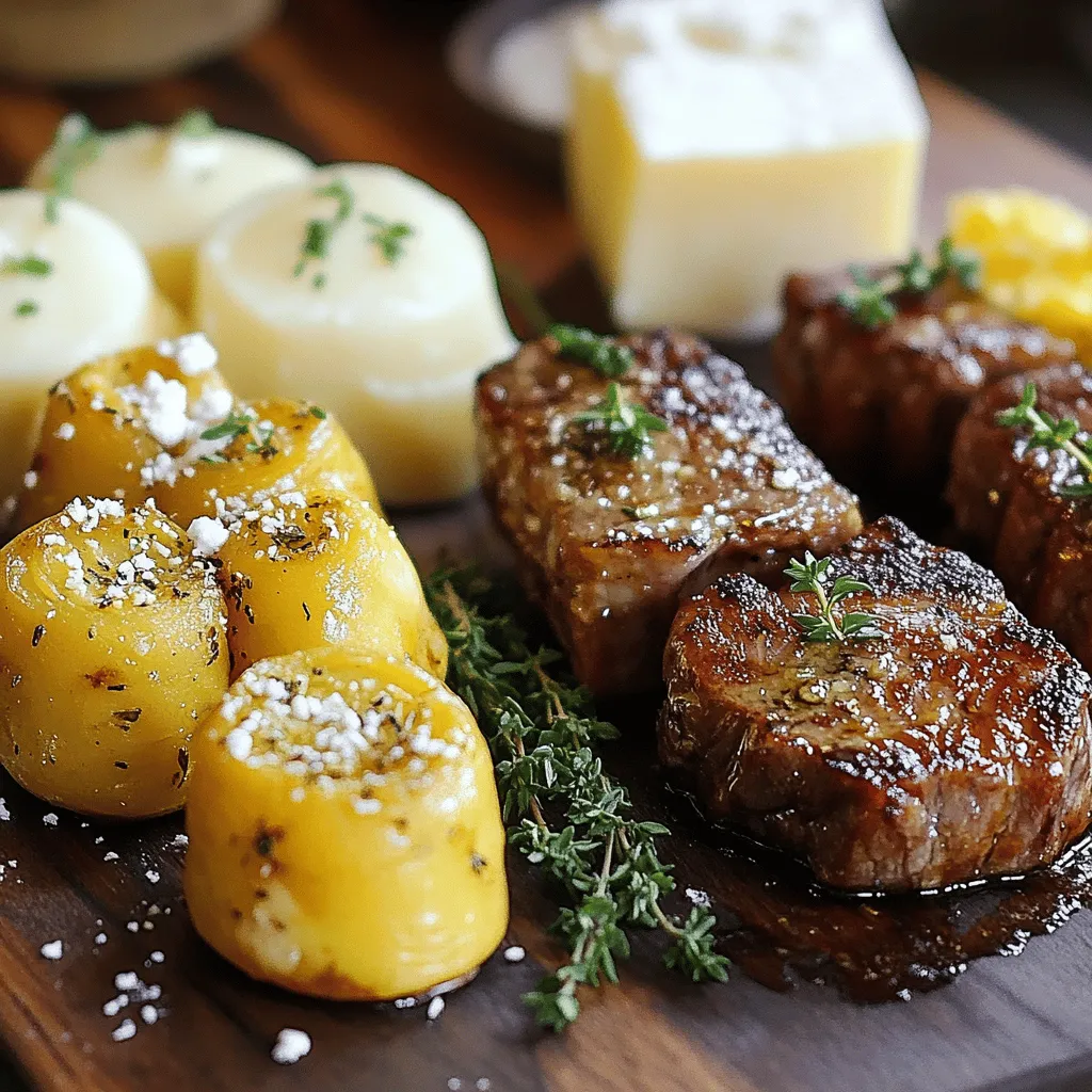 Um köstliche Schuppen-Kartoffeln zuzubereiten, benötigst du einige einfache Zutaten. Für das Rezept brauchst du 800 g festkochende Kartoffeln, 300 ml Sahne, 200 ml Milch, 2 Knoblauchzehen, 1 Zwiebel, 200 g geriebenen Käse, frischen Thymian, Salz und Pfeffer. Diese Zutaten machen die Kartoffeln cremig und lecker.