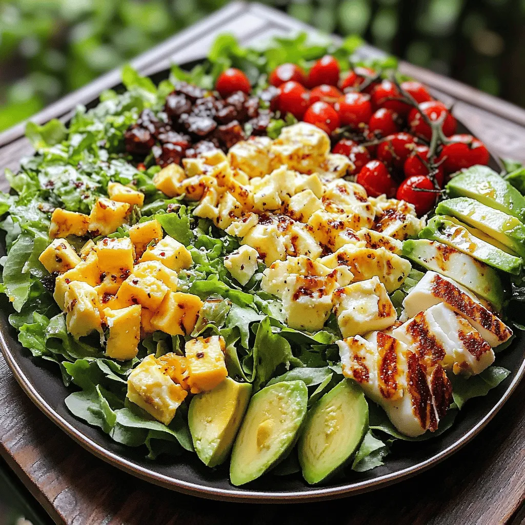 Ein klassischer Cobb Salat besteht aus frischen, nahrhaften Zutaten. Diese Zutaten machen den Salat nicht nur lecker, sondern auch gesund. Die Basis bildet gemischter grüner Salat. Rucola, Spinat oder Kopfsalat sind ideal. Diese grünen Salatsorten bieten viele Vitamine und Ballaststoffe.