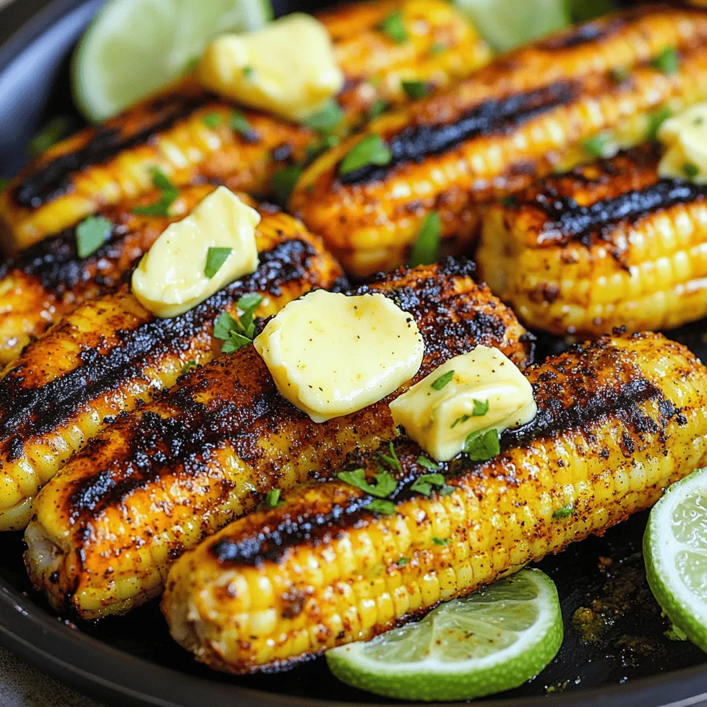 Um Cajun Corn on the Cob zuzubereiten, brauchst du einige frische und köstliche Zutaten. Hier sind die Hauptzutaten, die du benötigst.