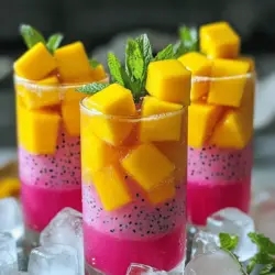 Der Mango Dragonfruit Refresher ist ein köstliches und gesundes Getränk. Es kombiniert frische Aromen von Mango und Drachenfrucht. Diese Mischung ist nicht nur erfrischend, sondern auch voller Nährstoffe. Die Zubereitung ist einfach und schnell. Sie können es in nur zehn Minuten machen. Es ist perfekt für heiße Tage oder als gesunder Snack.
