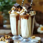 Um einen leckeren Snickers Milchshake zu machen, braucht man einige einfache Zutaten. Die Hauptzutaten sind Vanilleeis, Milch, Snickers, Erdnussbutter, Schokoladensirup und Vanilleextrakt. Diese Zutaten bringen den süßen, schokoladigen Geschmack, den wir lieben.