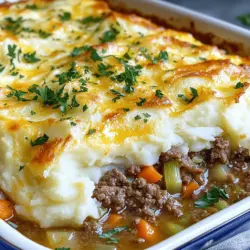- 500 g Rinderhackfleisch - 1 große Zwiebel, gewürfelt - 2 Karotten, gewürfelt - 2 Selleriestangen, gewürfelt - 2 Knoblauchzehen, gehackt - 1 Teelöffel getrockneter Thymian - 1 Teelöffel Rosmarin, gehackt - 200 ml Gemüsebrühe - 2 Esslöffel Tomatenmark - 1 Esslöffel Worcestershire-Sauce - 1 kg Kartoffeln, geschält und geviertelt - 100 ml Milch - 50 g Butter - Salz und Pfeffer nach Geschmack - 100 g geriebener Käse (optional)