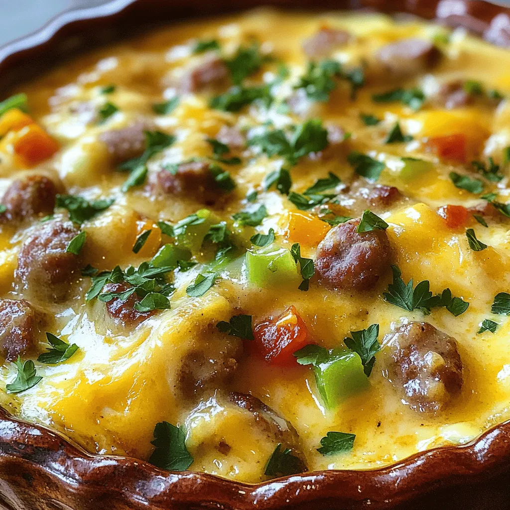 Für einen leckeren Wurst- und Eierauflauf brauchst du folgende Zutaten: