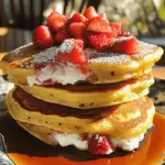 Für die perfekten Erdbeer-Käsekuchen-Pfannkuchen brauchst du einige einfache Zutaten. Hier ist die Liste: