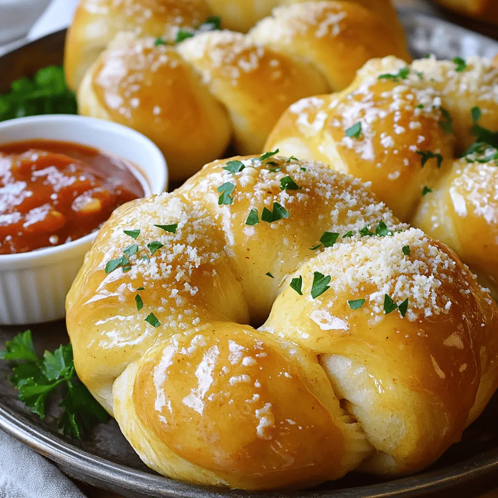 Um köstliche Knoblauch-Knoten zu machen, brauchst du einige einfache Zutaten. Hier ist eine Liste, die dir hilft:
