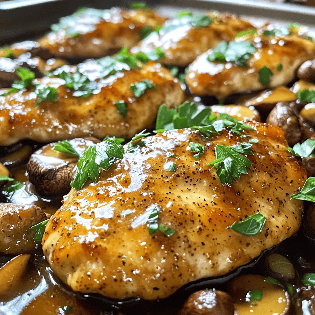 Für ein tolles Chicken Marsala brauchst du einige Hauptzutaten. Diese sorgen für den klassischen Geschmack. Hier ist die Liste: