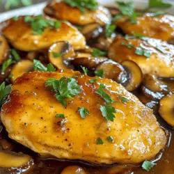 Für ein tolles Chicken Marsala brauchst du einige Hauptzutaten. Diese sorgen für den klassischen Geschmack. Hier ist die Liste: