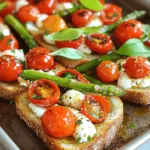 - 400 g grüne Spargelspitzen - 200 g Kirschtomaten - 150 g frischer Mozzarella