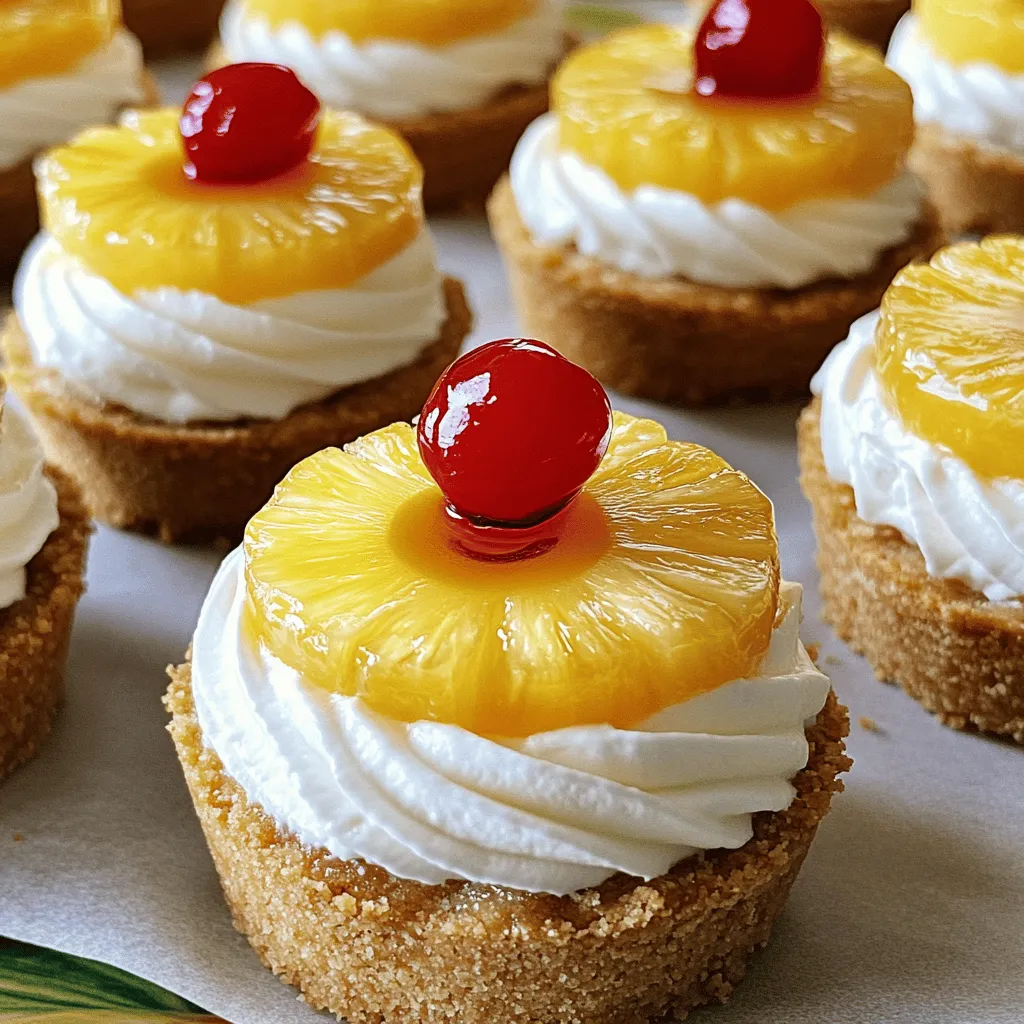 Für die Mini Pineapple Upside Down Cheesecakes benötigst du einige wichtige Zutaten: