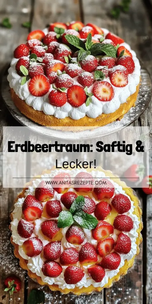 Entdecke den köstlichen Erdbeertraum-Kuchen, den du ganz einfach zu Hause backen kannst! In meinem Artikel erfährst du Schritt für Schritt, wie du diesen saftigen Kuchen mit frischen Erdbeeren zubereitest und kreative Tipps zur Dekoration erhältst. Egal ob vegan oder glutenfrei, hier findest du passende Alternativen für jeden Geschmack. Klicke jetzt und lass dich inspirieren, für das nächste Sommerfest einen echten Hingucker zu kreieren!
