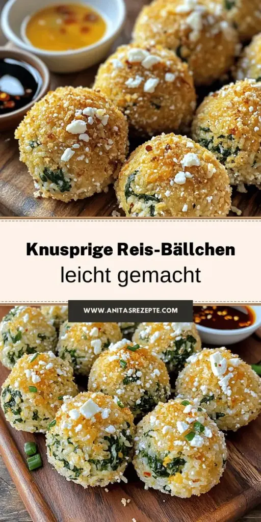 Entdecke, wie du einfache knusprige Reis-Bällchen schnell zubereiten kannst! Mit wenigen Zutaten kreierst du einen leckeren Snack oder eine Beilage, die deine Gäste begeistern wird. Egal, ob du frittierst oder backst, ich zeige dir die besten Tipps und Varianten für perfekte Reis-Bällchen. Lass dich inspirieren und klicke jetzt, um die vollständigen Rezepte und hilfreiche Anleitungen zu erforschen!