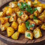 - 500 g festkochende Kartoffeln - 2 Esslöffel Olivenöl - Gewürze und Kräuter