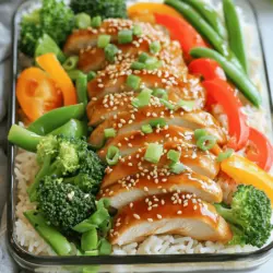 Einfaches Teriyaki-Hähnchen Meal Prep Rezept