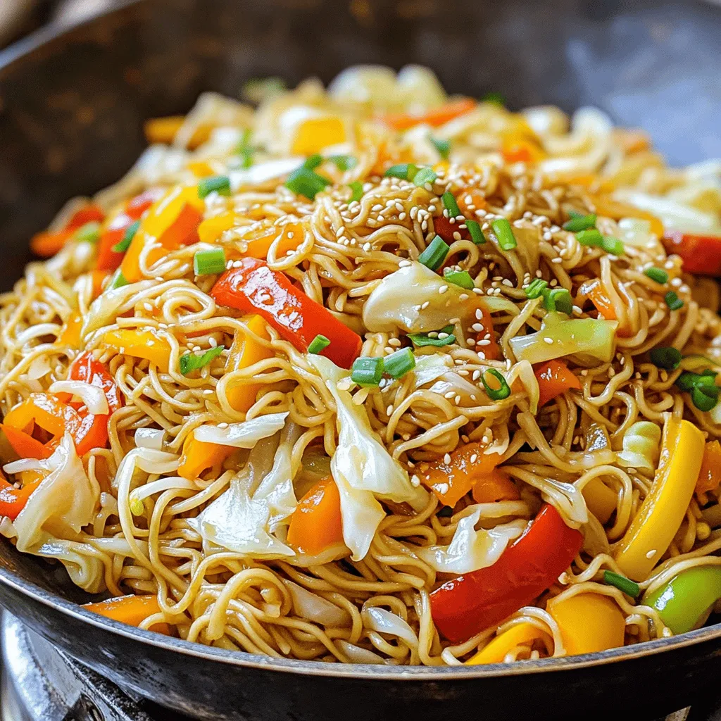 - 200 g Hakka-Nudeln - 1 Tasse gemischtes Gemüse (dünn geschnittene Paprika, Karotten und Kohl) - 1/2 Tasse Frühlingszwiebeln, gehackt - 2 Esslöffel Sojasauce - 1 Esslöffel Chilisauce (nach Geschmack anpassen) - 1 Teelöffel Sesamöl - 1 Esslöffel Pflanzenöl - 1 Knoblauchzehe, gehackt - 1 Teelöffel Ingwer, gehackt - Salz und Pfeffer nach Geschmack - Sesamkörner zur Garnitur (optional) Veg Hakka Noodles sind einfach und schnell zuzubereiten. Die Hakka-Nudeln sind der Hauptbestandteil. Sie geben dem Gericht eine tolle Textur. Das gemischte Gemüse bringt Farbe und Nährstoffe. Paprika, Karotten und Kohl sind ideal, da sie knackig bleiben. Aromen wie Sojasauce und Chilisauce geben den Nudeln den richtigen Kick. Sesamöl verleiht einen feinen, nussigen Geschmack. - Wok oder große Pfanne - Kochgeschirr - Schneidebrett und Messer Für die Zubereitung brauchst du ein paar einfache Utensilien. Ein Wok oder eine große Pfanne ist wichtig. Damit kannst du die Nudeln und das Gemüse gut anbraten. Ein Schneidebrett und ein scharfes Messer helfen dir, das Gemüse schnell zuzubereiten. So wird das Kochen zum Vergnügen. Diese Utensilien machen die Zubereitung einfach und angenehm. Wenn du diese Zutaten und Utensilien bereit hast, bist du bereit für die köstliche Veg Hakka Noodles Erfahrung. Vergiss nicht, das [Full Recipe] für alle Schritte zu beachten! Zuerst kochen Sie die Hakka-Nudeln. Befolgen Sie die Anweisungen auf der Verpackung. Kochen Sie sie bis sie al dente sind. Lassen Sie die Nudeln abtropfen. Spülen Sie sie anschließend unter kaltem Wasser. Dies stoppt den Garprozess und hält die Nudeln perfekt. Erhitzen Sie das Pflanzenöl in einem Wok oder einer großen Pfanne. Sobald das Öl heiß ist, fügen Sie den gehackten Knoblauch und den Ingwer hinzu. Braten Sie beides etwa 30 Sekunden lang an. Der Duft wird köstlich! Jetzt geben Sie das gemischte Gemüse dazu. Braten Sie das Gemüse für 2-3 Minuten. Es sollte zart, aber noch knackig sein. Fügen Sie die gekochten Hakka-Nudeln in die Pfanne. Geben Sie die Sojasauce, Chilisauce und das Sesamöl dazu. Mischen Sie alles gut. Erhitzen Sie die Mischung für etwa 2 Minuten. Schmecken Sie mit Salz und Pfeffer ab. Wenn Sie möchten, streuen Sie Sesamkörner darüber. Servieren Sie die Veg Hakka-Nudeln heiß. Eine gute Präsentation macht das Gericht noch besser! Um die besten Hakka-Nudeln zu machen, achte auf die Garzeit. Koche die Nudeln nur bis sie al dente sind. Dies bedeutet, dass sie noch einen kleinen Biss haben. Nach dem Kochen ist das Spülen wichtig. Spüle die Nudeln unter kaltem Wasser ab. So stoppt der Garprozess und die Nudeln kleben nicht zusammen. Du kannst verschiedene Gemüsesorten ausprobieren. Gemüse wie Brokkoli, Zucchini oder Erbsen passen gut. Auch unterschiedliche Saucen und Gewürze können das Gericht ändern. Probiere eine süß-sauren Sauce oder füge etwas Erdnussbutter hinzu. Diese Variationen bringen neuen Geschmack in deine Veg Hakka Noodles. Das Anrichten macht das Essen noch schöner. Verwende tiefere Schalen für die Nudeln. So sieht es appetitlicher aus. Du kannst die Nudeln mit frischen Kräutern garnieren. Frühlingszwiebeln oder Koriander sind tolle Optionen. Ein paar Sesamkörner oben drauf geben zusätzlichen Crunch und Farbe. So wird dein Gericht wirklich besonders. {{image_4}} Möchtest du deine Veg Hakka Noodles vegan machen? Du kannst einige einfache Änderungen vornehmen. Statt Sojasauce mit Fischsauce, nimm einfach eine pflanzliche Sojasauce. Diese hat einen ähnlichen Geschmack und funktioniert gut. Auch für die Chilisauce gibt es vegane Varianten. Achte beim Einkaufen darauf, dass die Saucen keine tierischen Produkte enthalten. Um deine Nudeln proteinreicher zu machen, füge Tofu oder Tempeh hinzu. Schneide den Tofu in kleine Würfel und brate ihn goldbraun an, bevor du das Gemüse hinzufügst. Tempeh hat einen nussigen Geschmack und passt gut zu den Gewürzen. Beide Optionen geben den Nudeln mehr Biss und machen sie sättigender. Wenn du es schärfer magst, füge zusätzliche Chilis oder scharfe Saucen hinzu. Frische Chilis kannst du ganz einfach in dünne Scheiben schneiden und während des Bratens ins Wok geben. Du kannst auch Chilipulver verwenden, um die Schärfe nach deinem Geschmack anzupassen. So wird dein Gericht wirklich aufregend und lecker. Wenn du Reste von deinen Veg Hakka Noodles hast, lagere sie richtig. Stelle sicher, dass du die Nudeln in einen luftdichten Behälter gibst. Kühle sie schnell ab und lege sie dann in den Kühlschrank. So bleiben sie frisch. Die Haltbarkeit im Kühlschrank beträgt etwa 3 bis 4 Tage. Überprüfe die Nudeln vor dem Essen. Wenn sie komisch riechen oder anders aussehen, wirf sie lieber weg. Um die Hakka-Nudeln aufzuwärmen, gibt es einige beste Methoden. Du kannst sie in der Mikrowelle erwärmen. Stelle die Mikrowelle auf mittlere Hitze und decke die Nudeln ab. So trocknen sie nicht aus. Eine andere Methode ist, die Nudeln in einer Pfanne zu erhitzen. Füge etwas Pflanzenöl hinzu, um die Nudeln gleichmäßig zu erhitzen. Rühre sie oft um, damit sie nicht anbrennen. Für optimale Konsistenz füge etwas Wasser oder Sojasauce hinzu, wenn du sie aufwärmst. Dadurch bleiben die Nudeln saftig und lecker. Die Gesamtzeit für Veg Hakka Noodles beträgt nur 20 Minuten. Die Vorbereitungszeit liegt bei etwa 10 Minuten. In dieser Zeit schneidest du das Gemüse und bereitest die Zutaten vor. Das Kochen der Nudeln dauert etwa 5 bis 7 Minuten. Das Anbraten der Zutaten in der Pfanne benötigt 5 bis 7 Minuten. So kannst du schnell ein leckeres Gericht zaubern. Ja, du kannst andere Nudeln verwenden! Wenn du keine Hakka-Nudeln hast, probiere Spaghetti oder Eiernudeln. Diese Alternativen sind leicht zu finden. Achte darauf, die Kochzeit anzupassen, da verschiedene Nudelsorten unterschiedlich lange brauchen. Das Gericht bleibt dennoch lecker und nahrhaft. Veg Hakka Noodles sind nicht von Natur aus glutenfrei, da Hakka-Nudeln Weizen enthalten. Du kannst jedoch glutenfreie Optionen wählen. Suche nach glutenfreien Reisnudeln oder Quinoa-Nudeln. Diese sind gute Alternativen, die den gleichen Geschmack bieten. Achte beim Kauf auf die Zutatenliste, um sicherzugehen, dass sie glutenfrei sind. Veg Hakka Noodles sind einfach zuzubereiten und voller Geschmack. Wir haben die Hauptzutaten, Utensilien und die Schritt-für-Schritt-Anleitung erkundet. Ich habe auch Tipps und Variationen geteilt, um das Gericht anzupassen. Achten Sie auf die richtige Lagerung und das Aufwärmen für beste Ergebnisse. Damit wird Ihr Hakka-Nudel-Gericht immer köstlich sein. Verlassen Sie sich auf diese Anleitung, um Ihre Freunde und Familie zu beeindrucken!