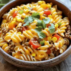 Käsige Taco-Pasta Schnelle und Leckere Mahlzeit