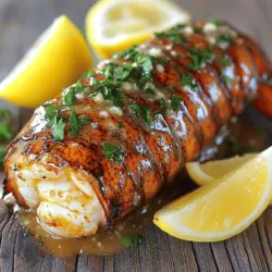 Cremige Knoblauchbutter Hummerschwänze Einfaches Rezept
