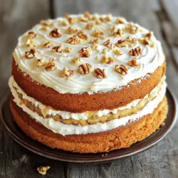 Leckere Bananen-Walnuss-Cremekuchen Rezept für Genießer