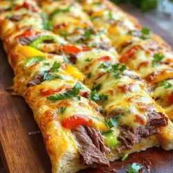 Köstliche Philly Cheesesteak Cheesy Breadsticks Rezept