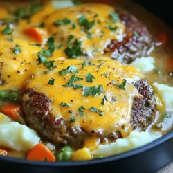 Amish Hamburger Steak Bake Schnelles und einfaches Gericht