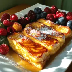 Leckeres Overnight Crème Brûlée French Toast Rezept